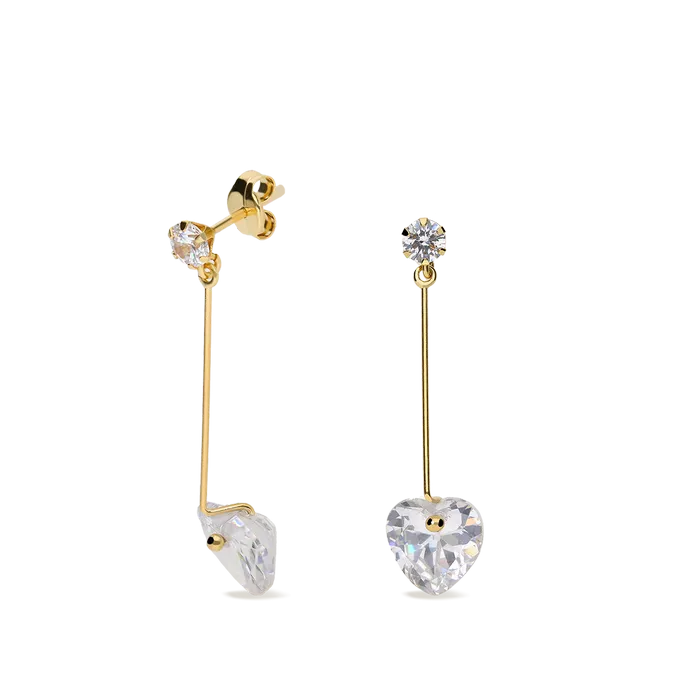 18k gold earrings