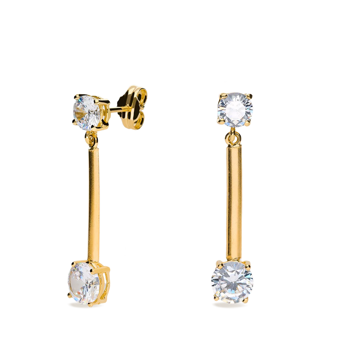 18k gold earrings