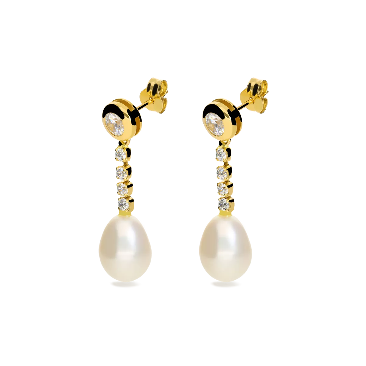 18k gold earrings