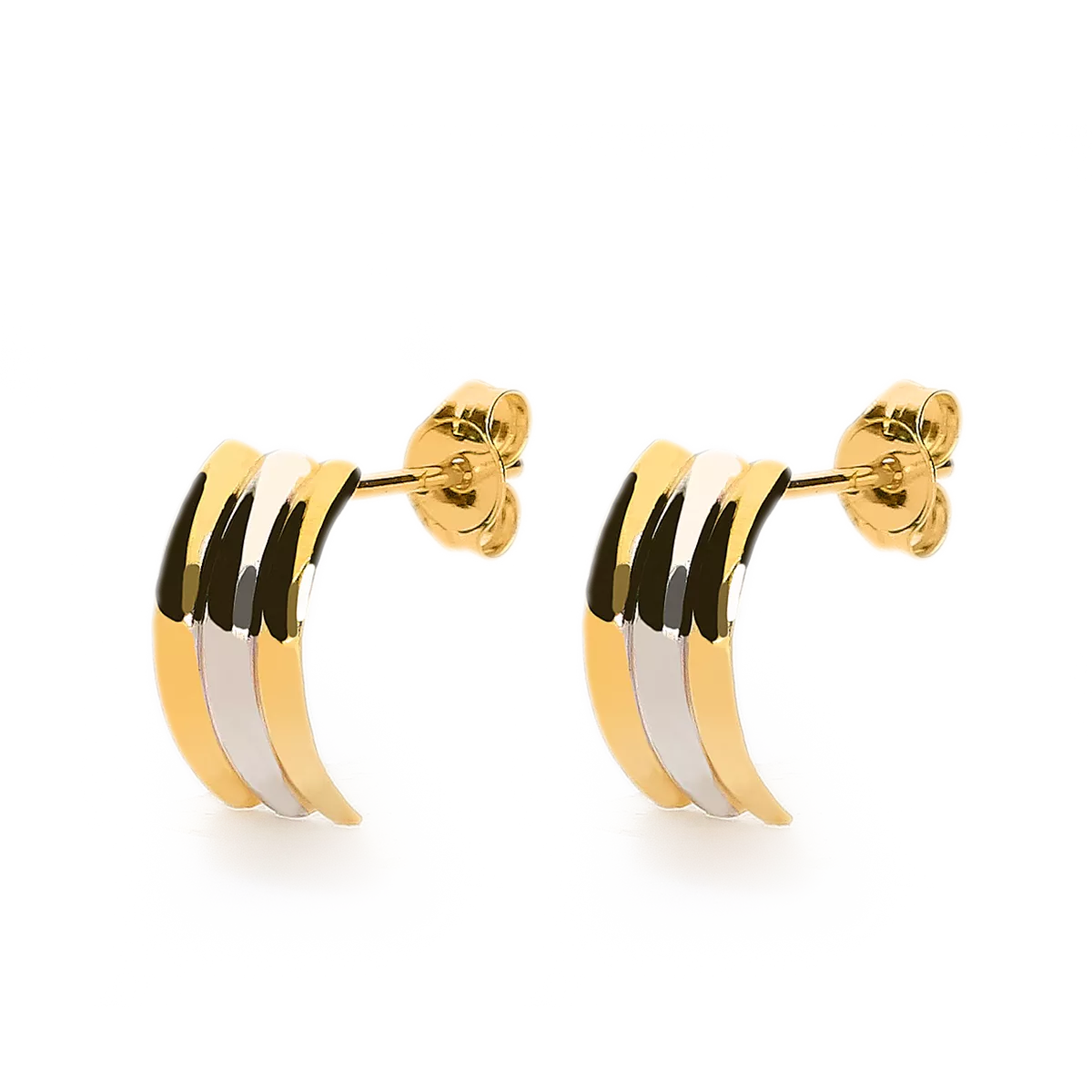 18k gold earrings