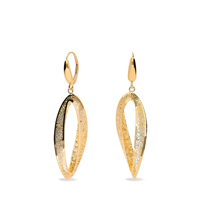 18k gold earrings