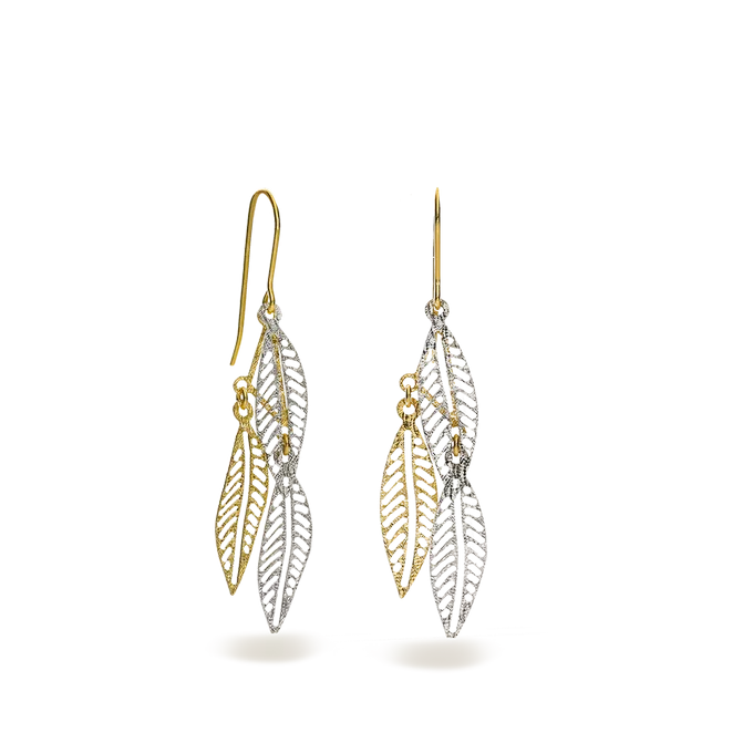 18k gold earrings