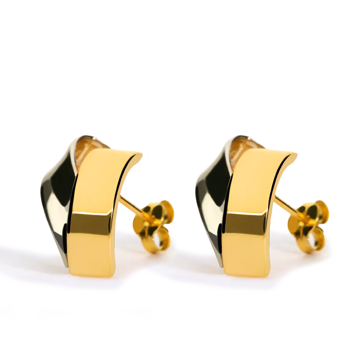 18k gold earrings