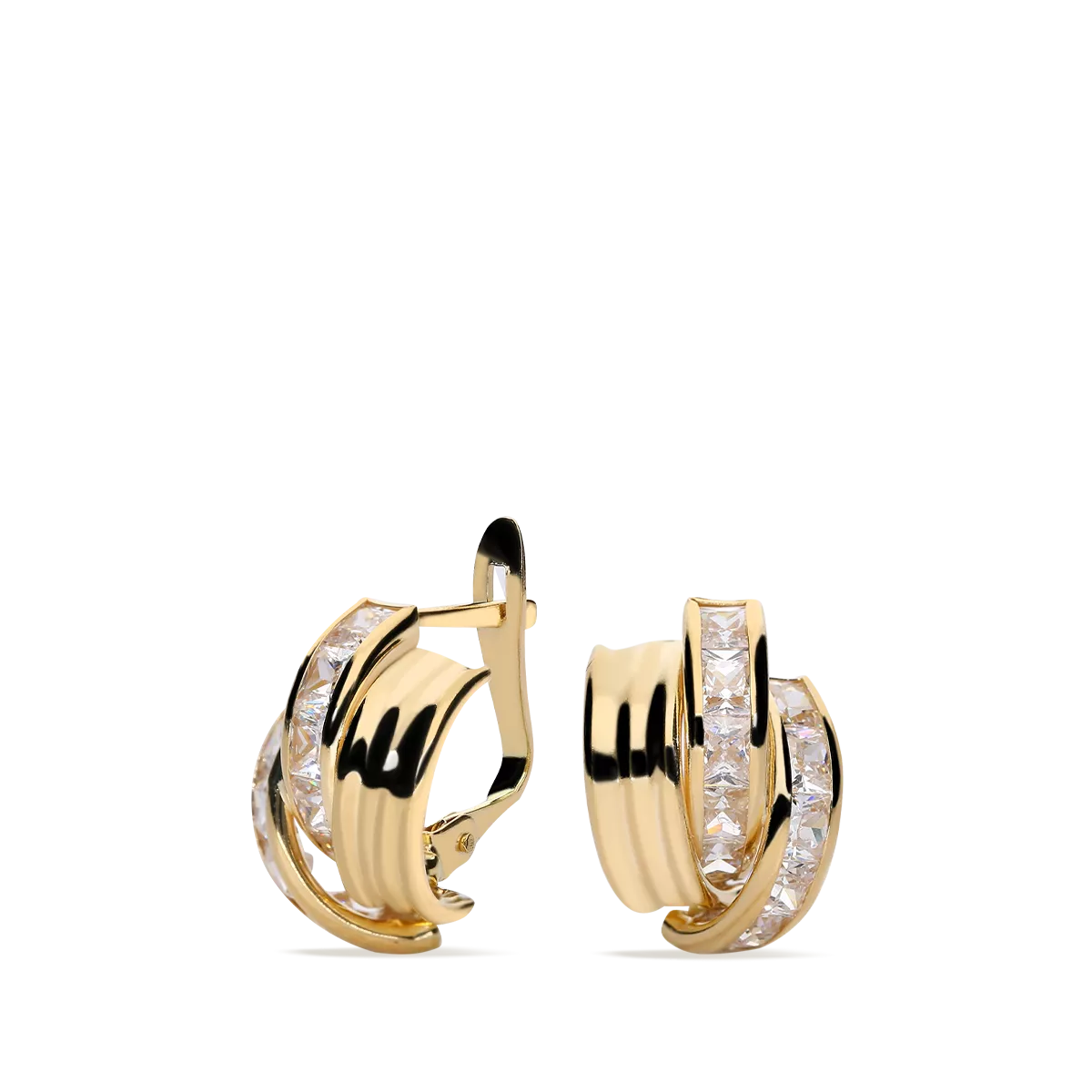 18k gold earrings