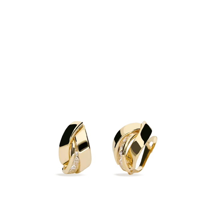 18k gold earrings