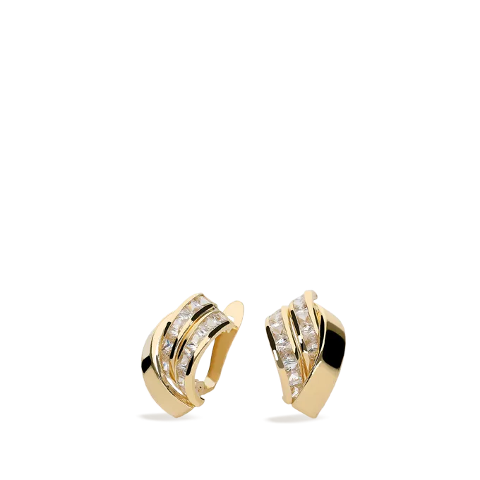 18k gold earrings