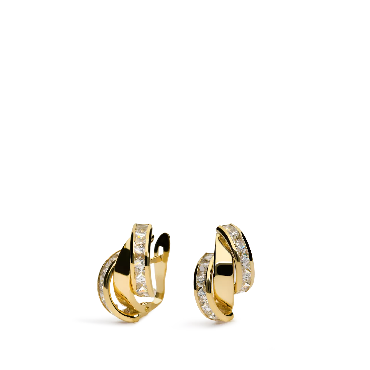 18k gold earrings