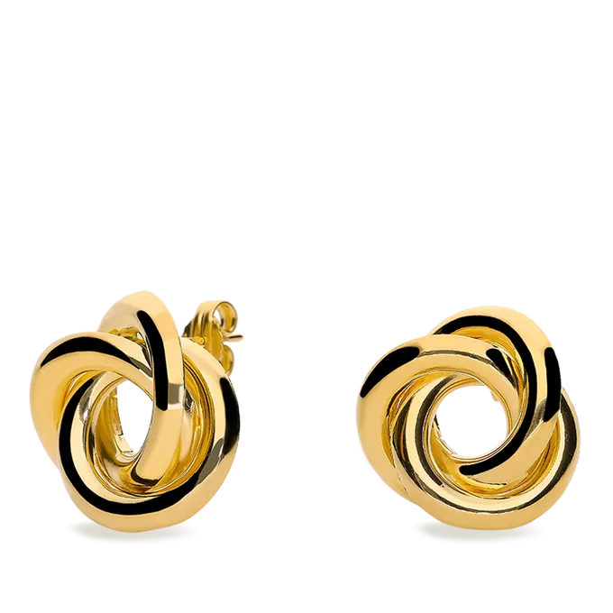 18k gold earrings