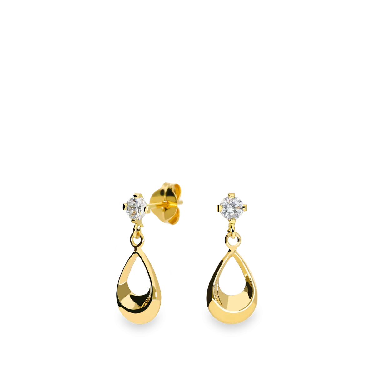 18k gold earrings