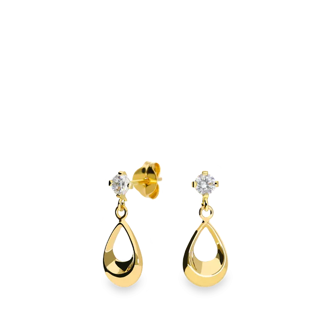 18k gold earrings