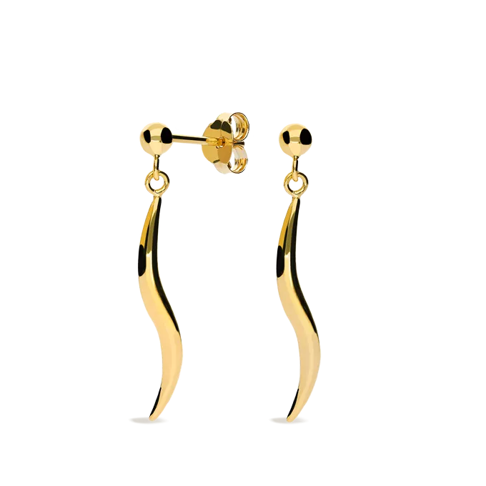 18k gold earrings