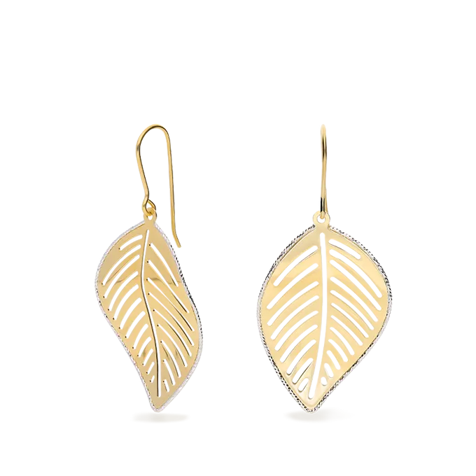 18k gold earrings