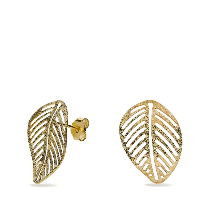 18k gold earrings