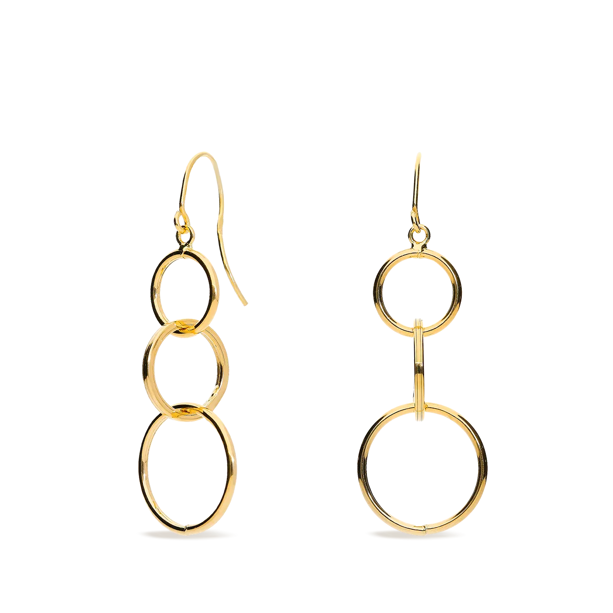 18k gold earrings