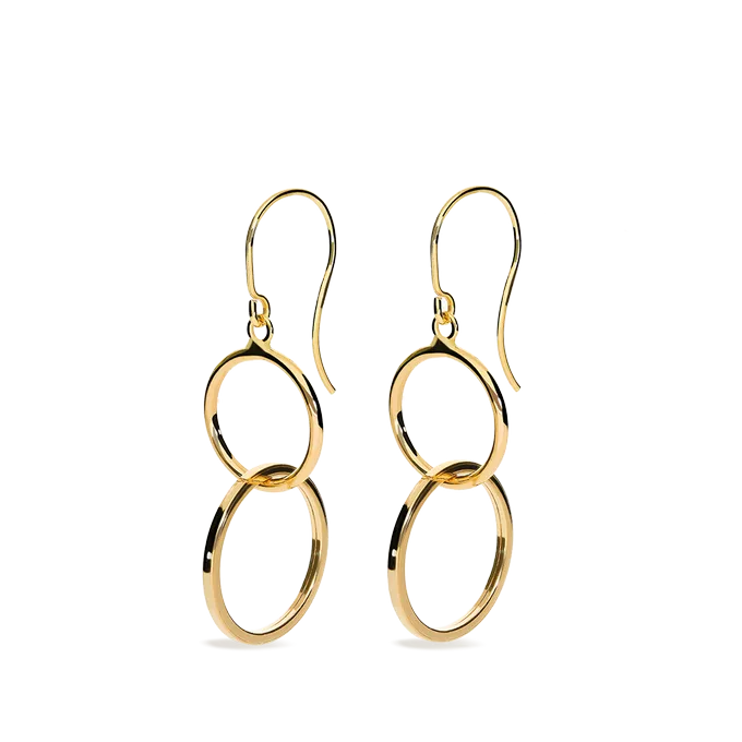 18k gold earrings