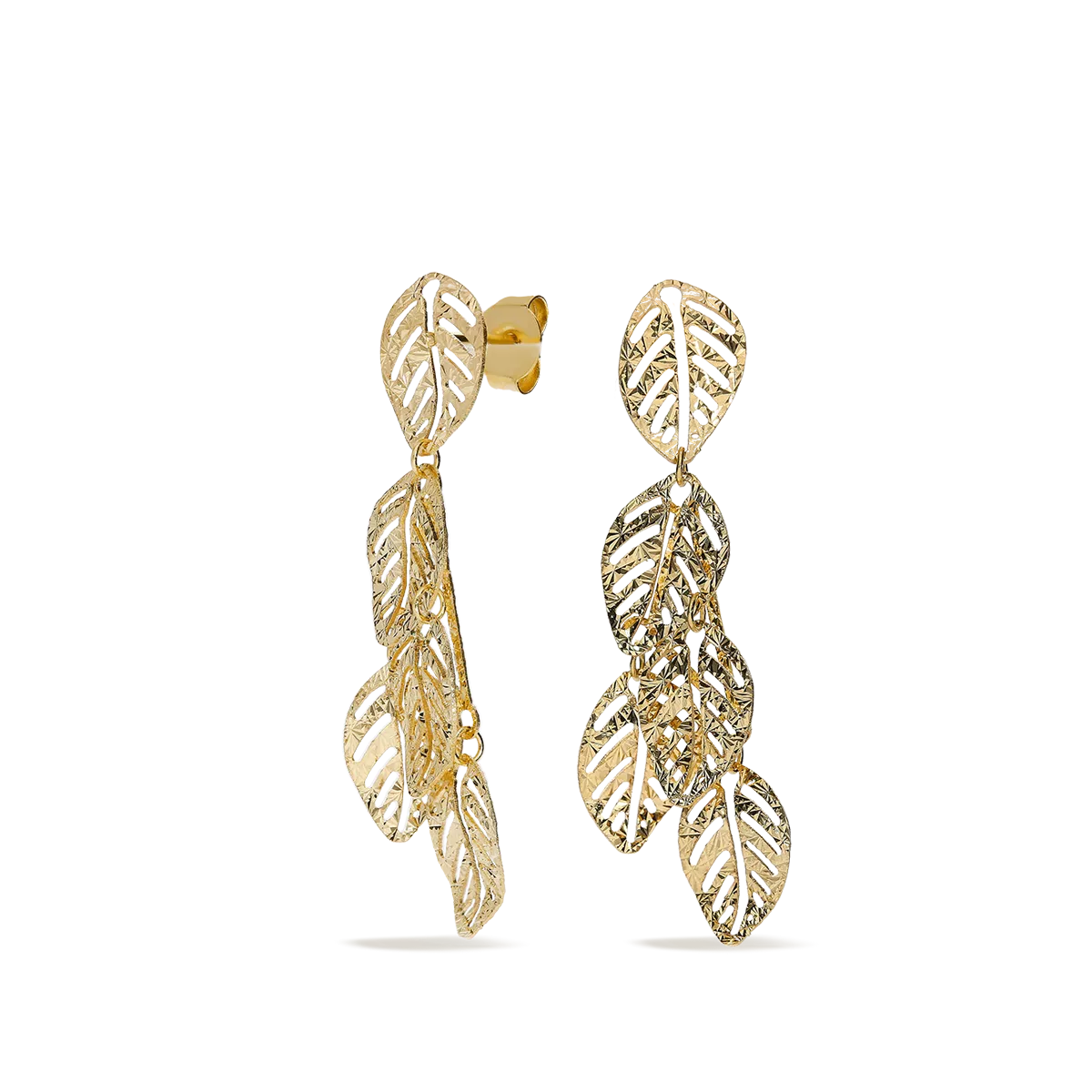 18k gold earrings