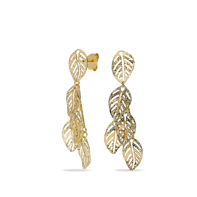 18k gold earrings