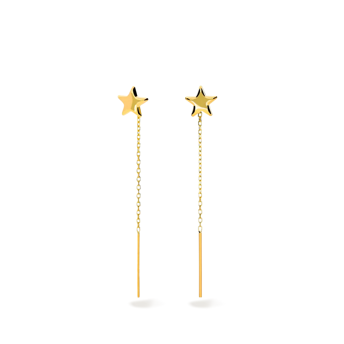 18k gold earrings