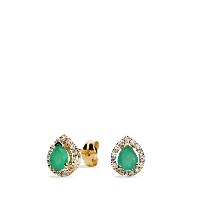 18k gold earrings TEAR