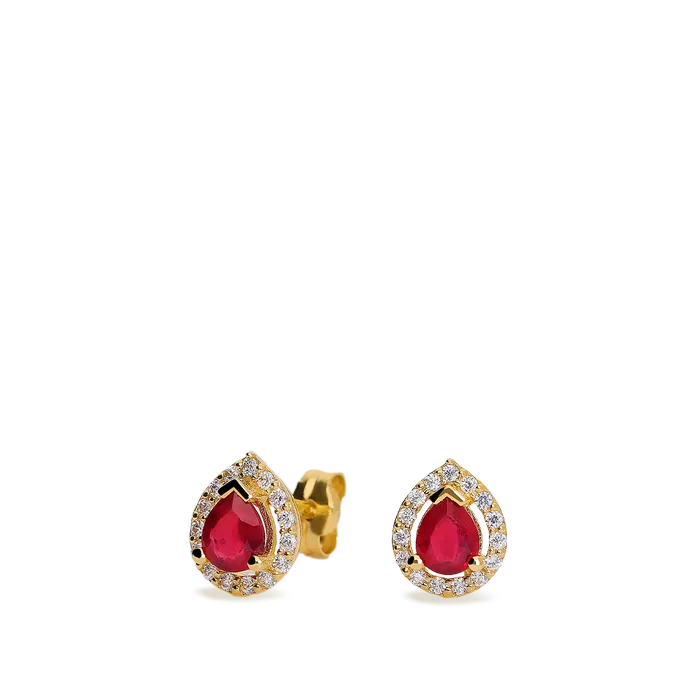 18k gold earrings TEAR