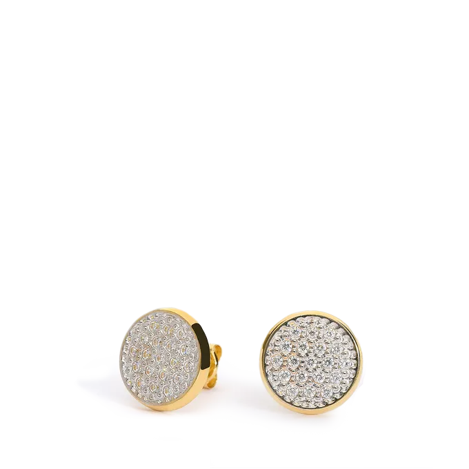 18k gold earrings