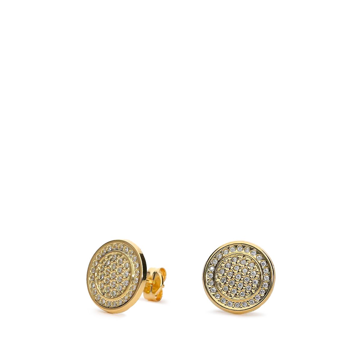 18k gold earrings