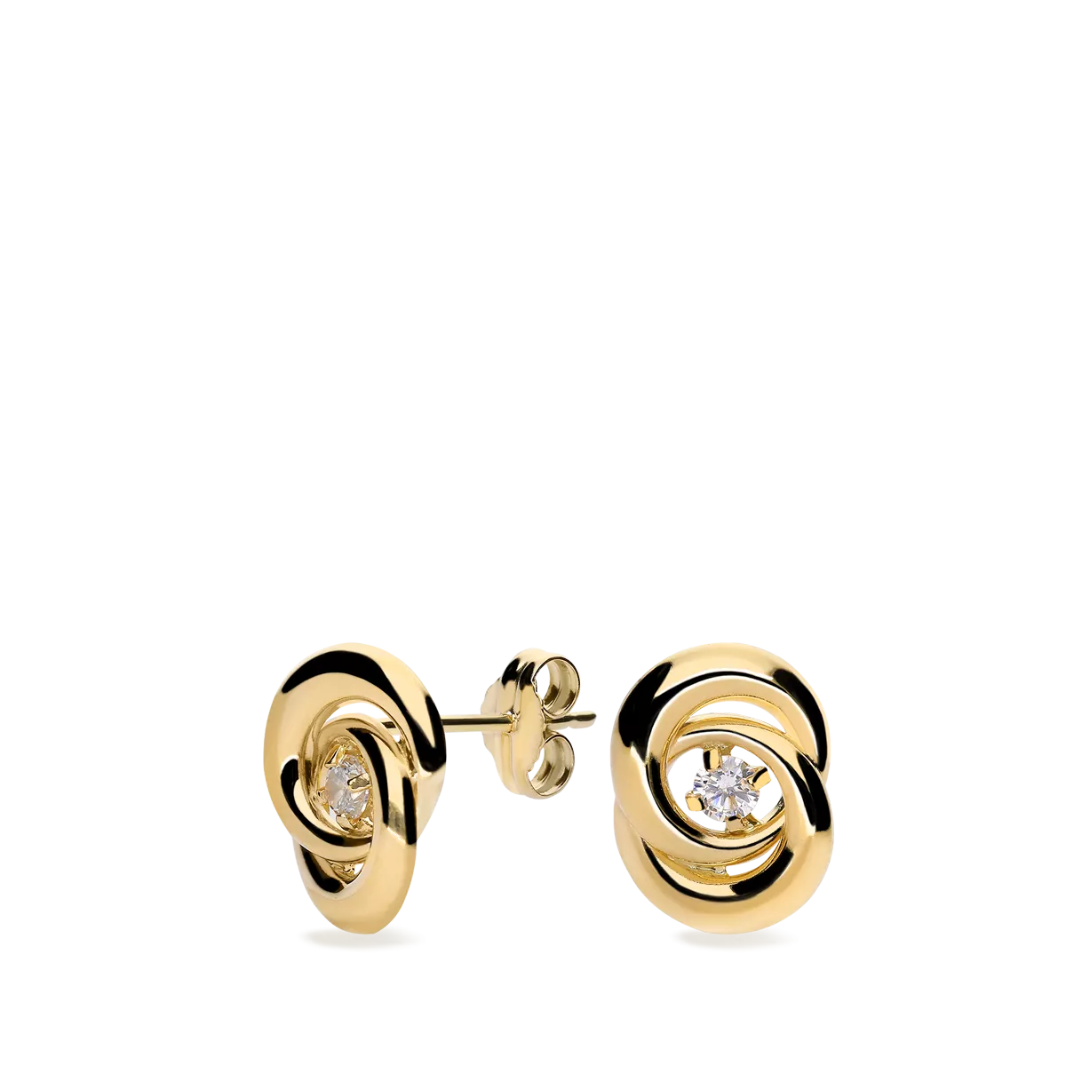 18k gold earrings