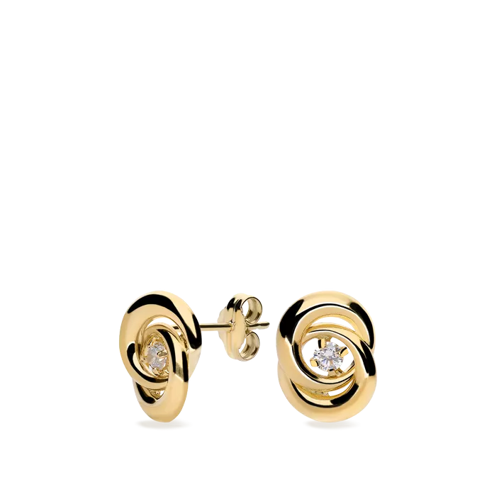 18k gold earrings