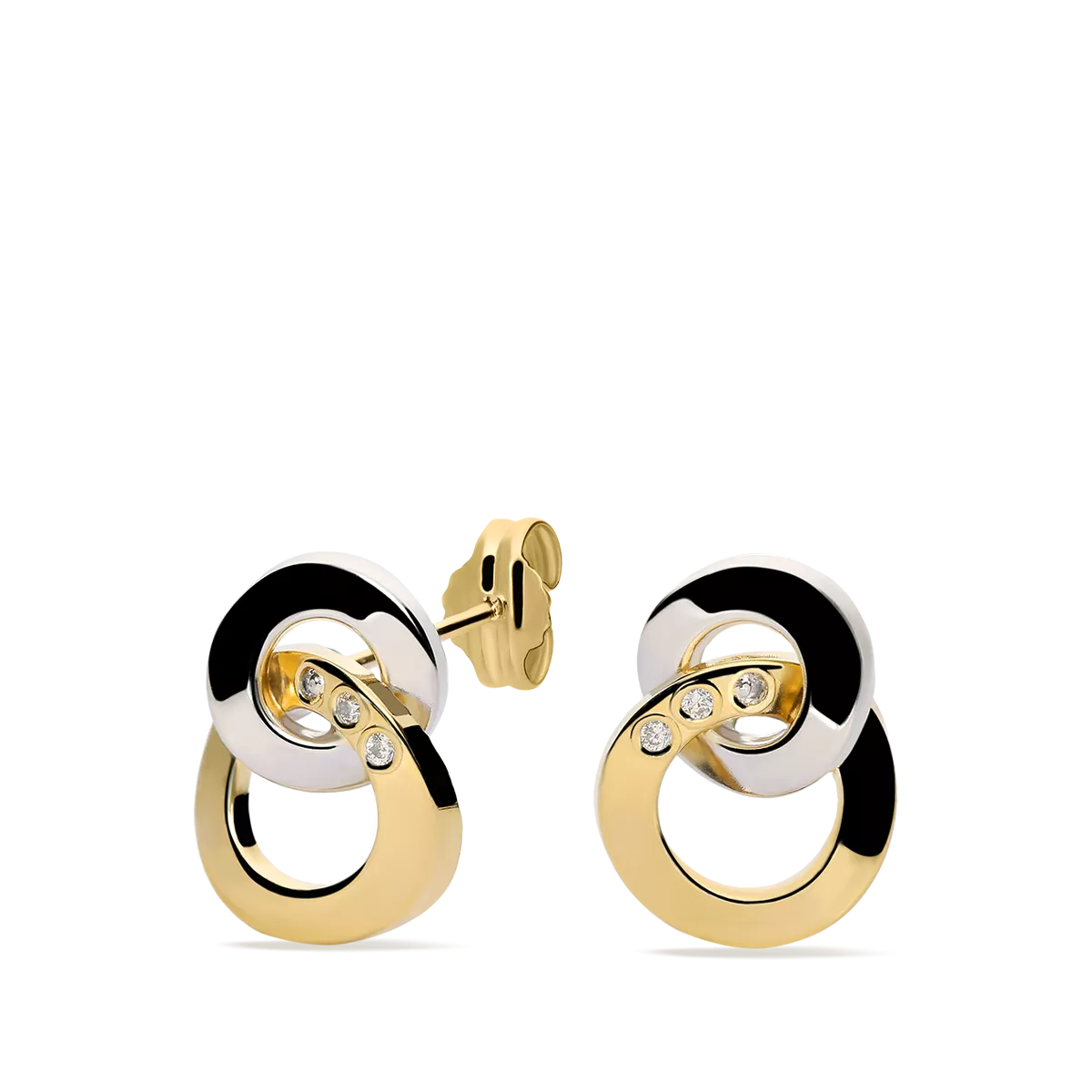 18k gold earrings