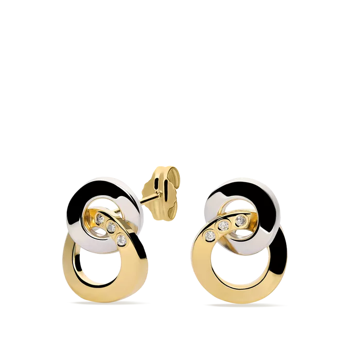 18k gold earrings