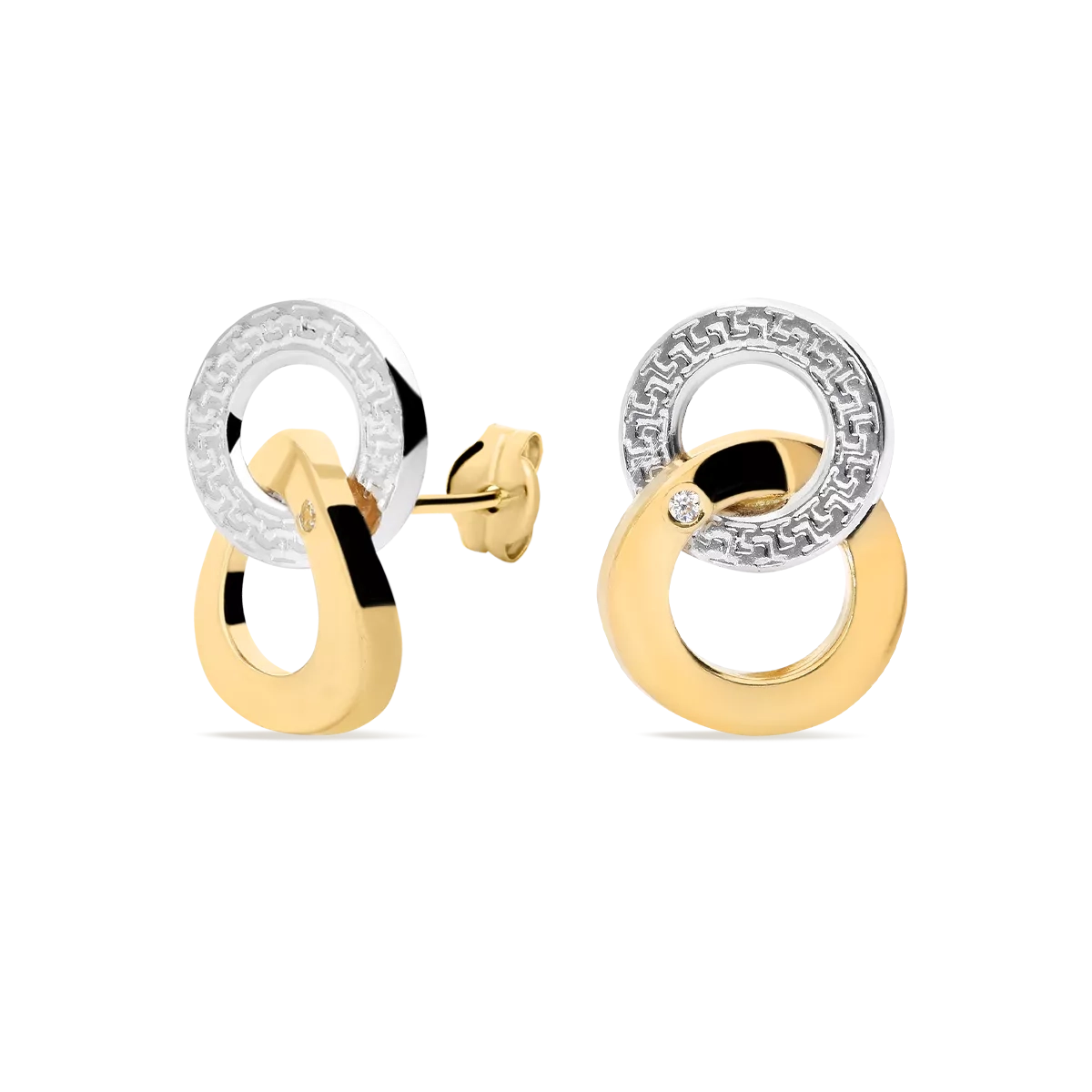 18k gold earrings