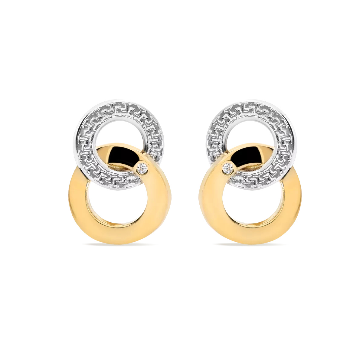 18k gold earrings