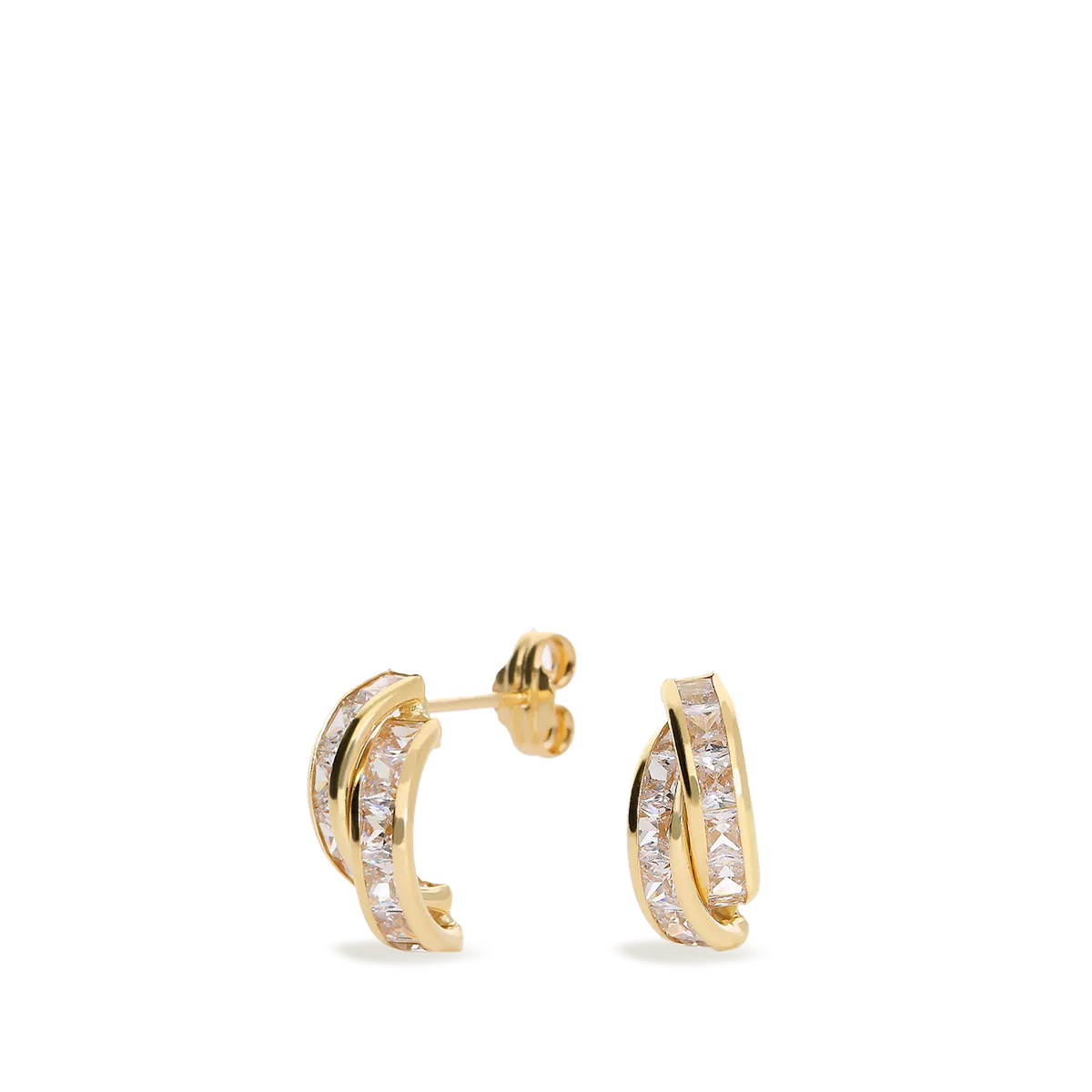 18k gold earrings