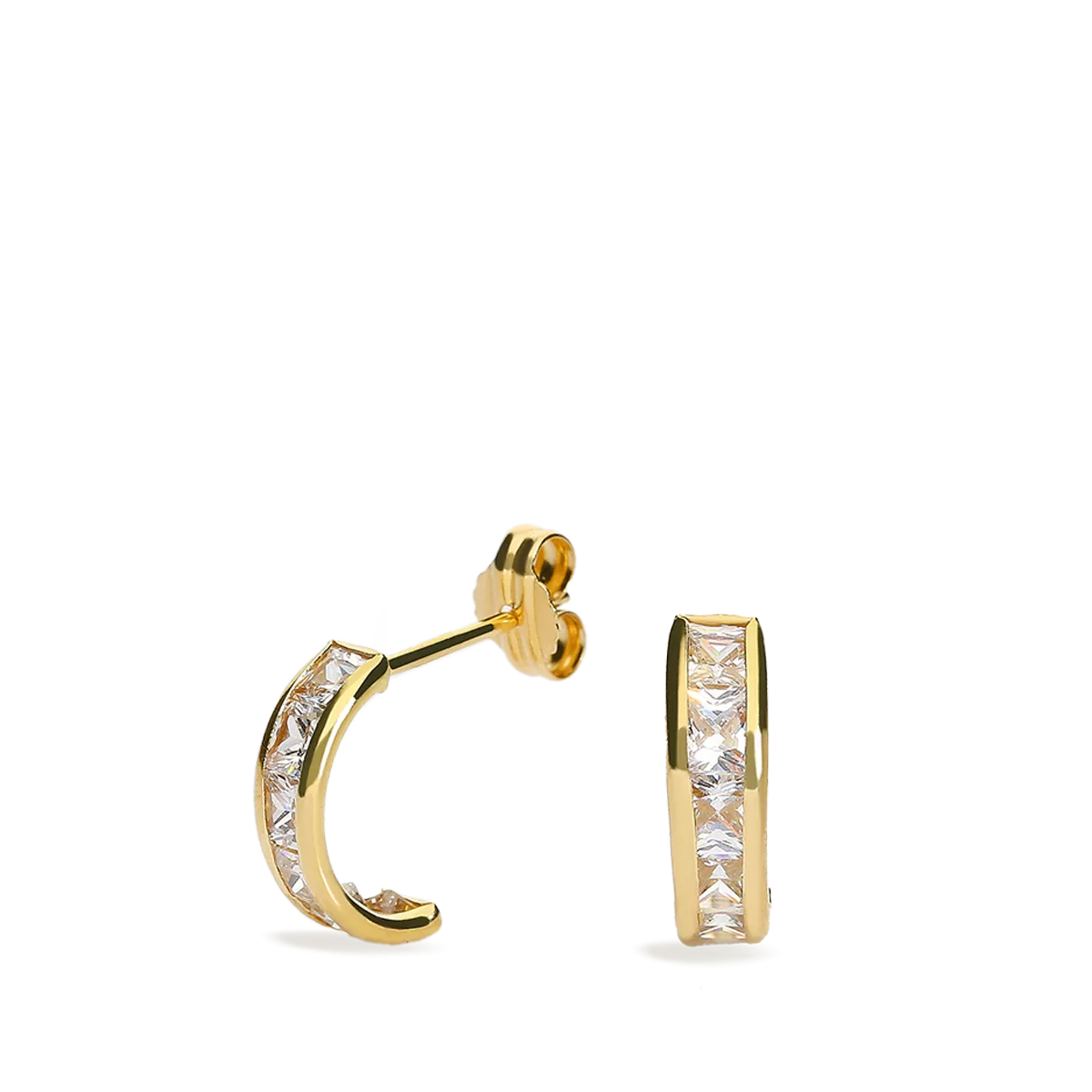 18k gold earrings