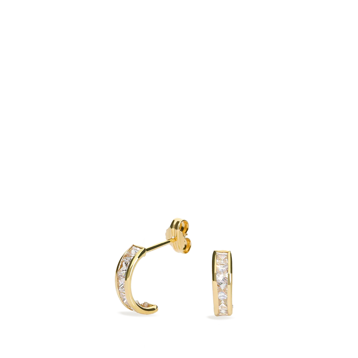 18k gold earrings