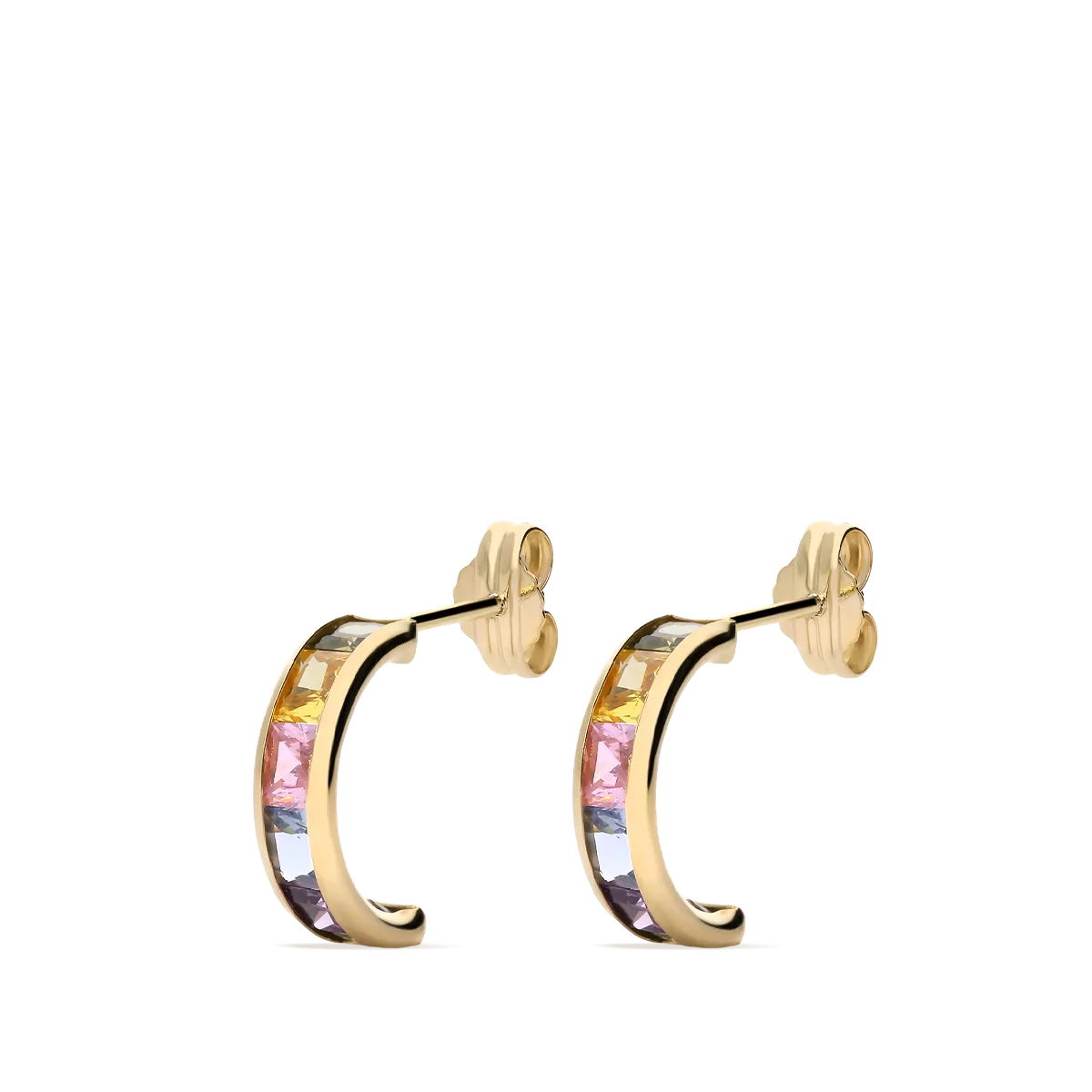 18k gold earrings