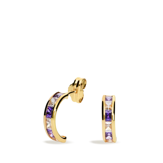 18k gold earrings