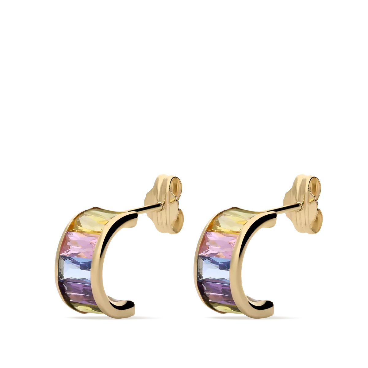 18k gold earrings