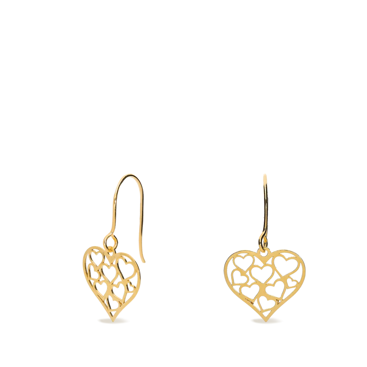 18k gold earrings