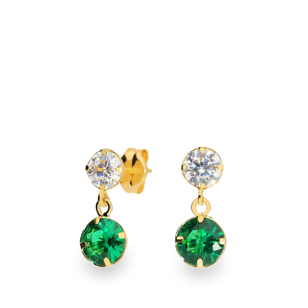 18k gold earrings