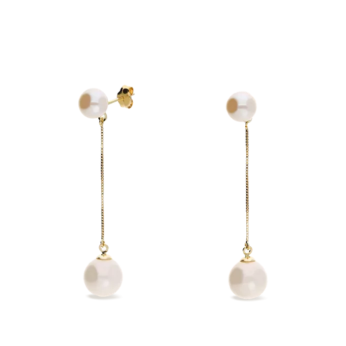 18k gold earrings