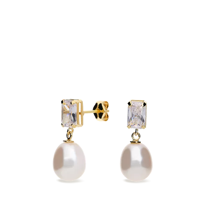 18k gold earrings