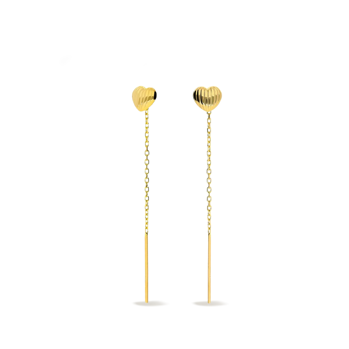 18k gold earrings