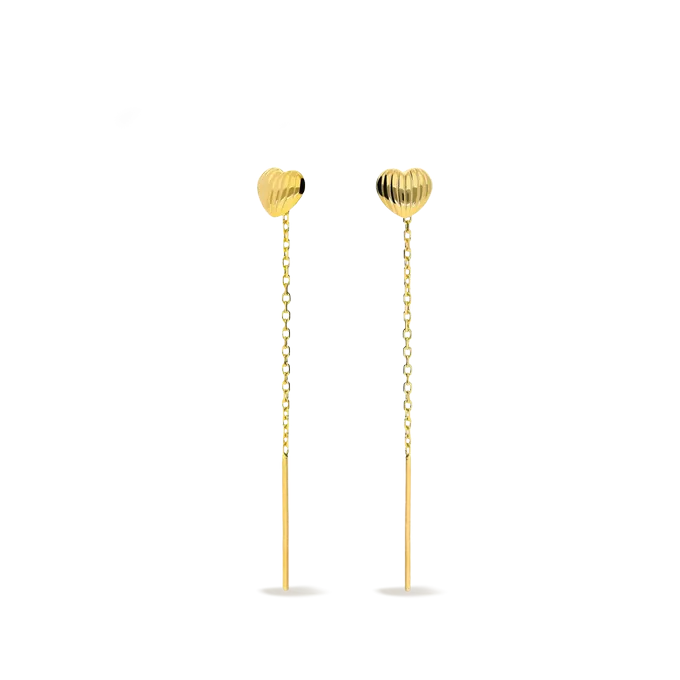 18k gold earrings