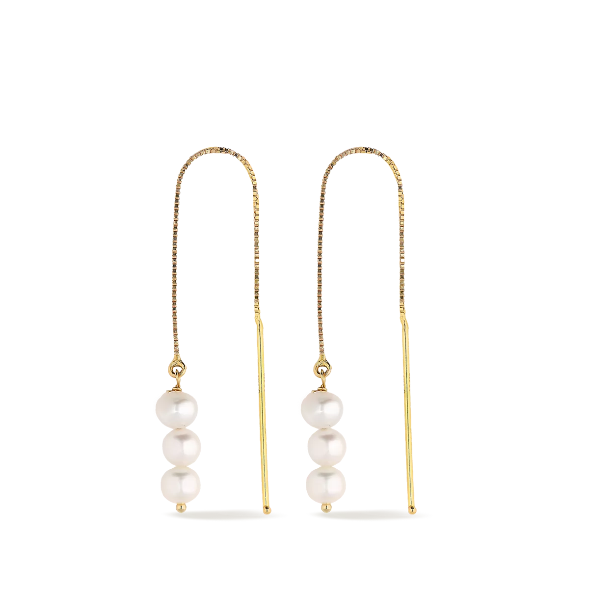 18k gold earrings