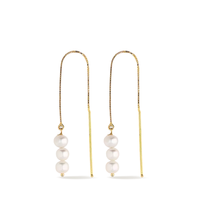 18k gold earrings