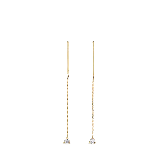 18k gold earrings