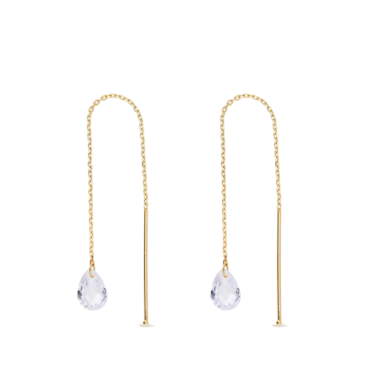 18k gold earrings