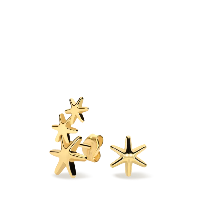 18k gold earrings