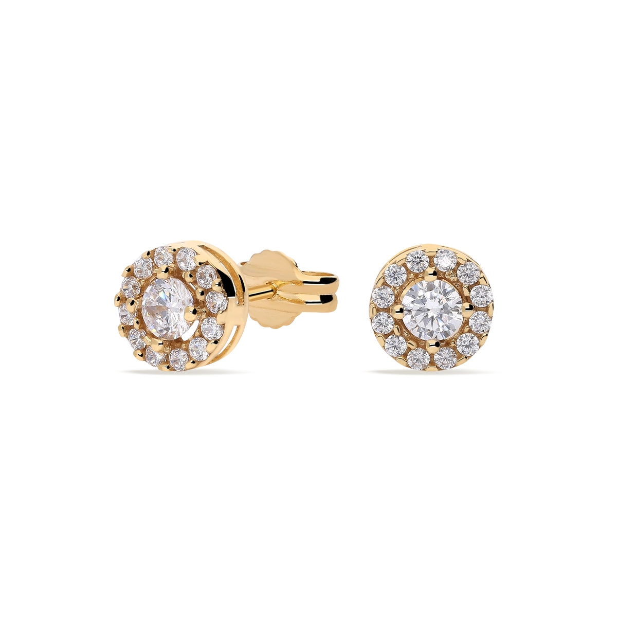 18k gold earrings